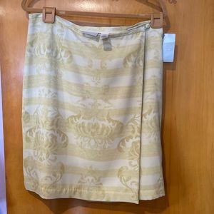 Faux wrap skirt